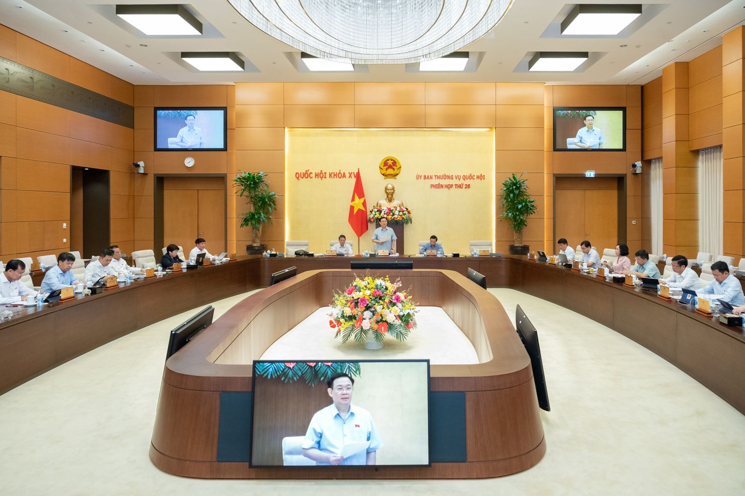 Quang cảnh Phiên họp thứ 26 của Ủy ban Thường vụ Quốc hội. 120920230950-dsc-4977-1390.jpg.jpg