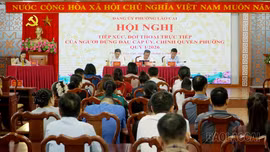 Phường Lào Cai đối thoại với tiểu thương, hộ kinh doanh và doanh nghiệp 