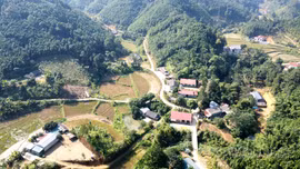 Một góc thôn Bỗng 2 nhìn từ trên cao.