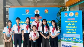 7 thiếu nhi Lào Cai tham dự Đại hội cháu ngoan Bác Hồ toàn quốc lần thứ X.