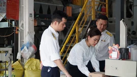 Cơ sở xay xát Biên Ly được hướng dẫn sử dụng hóa đơn điện tử khởi tạo từ máy tính tiền.