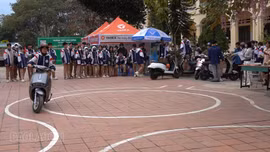 “Sa hình” vào sân trường: Nhìn lại đợt tuyên truyền ATGT học đường ở Lào Cai