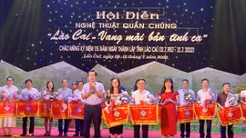 Bế mạc Hội diễn Nghệ thuật quần chúng tỉnh Lào Cai năm 2022