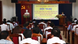Học tập, quán triệt và triển khai thực hiện Nghị quyết Đại hội lần thứ XIII của Đảng