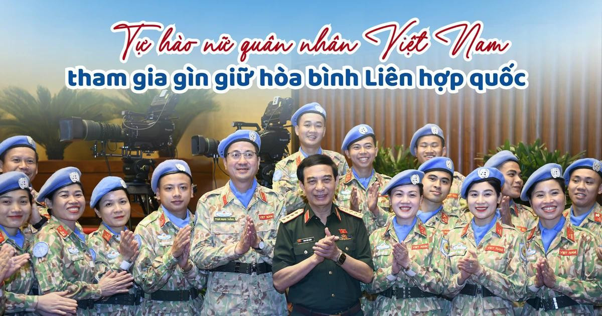 Tự hào nữ quân nhân Việt Nam tham gia gìn giữ hòa bình Liên hợp quốc