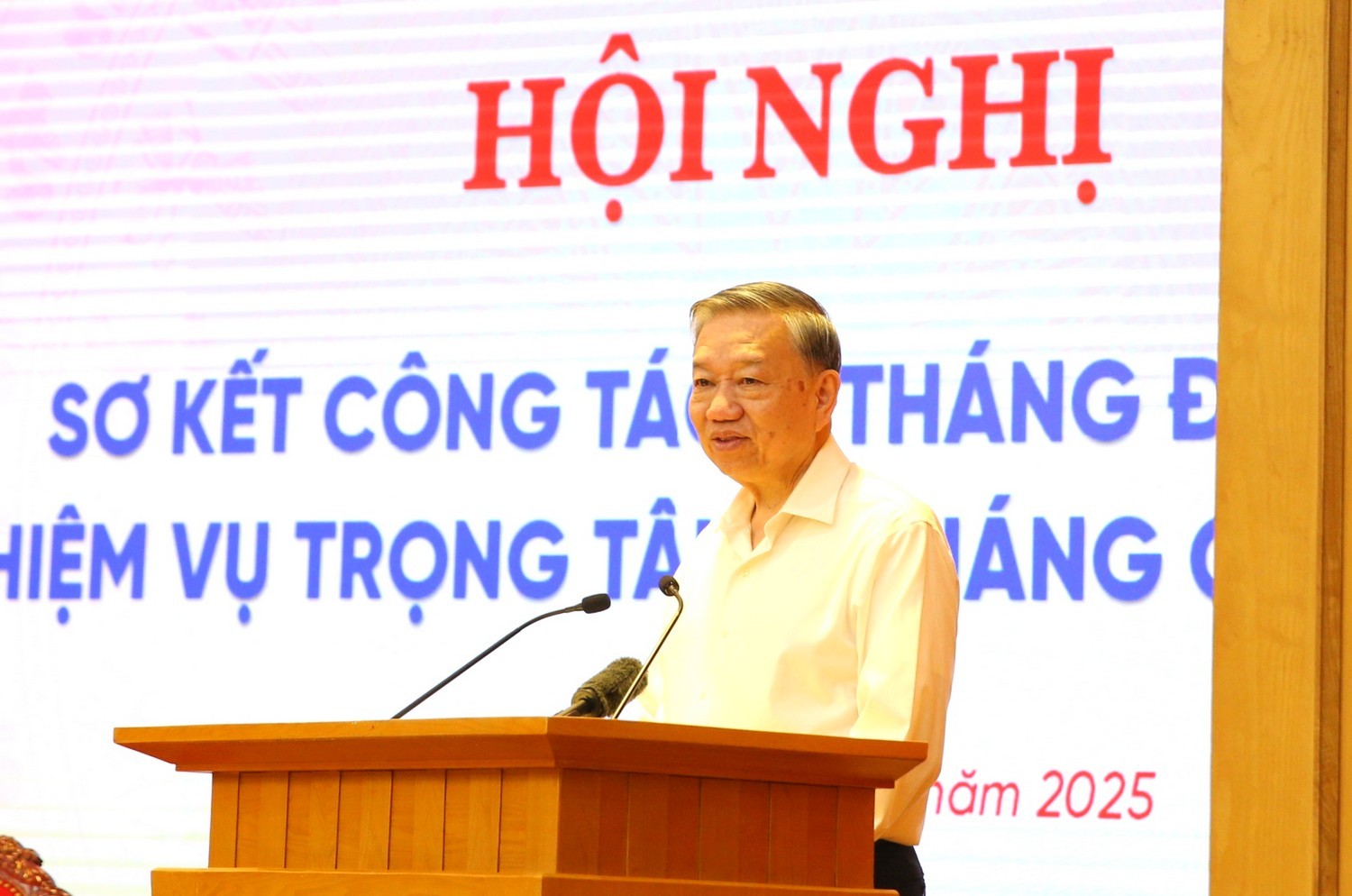 Tổng Bí thư Tô Lâm phát biểu chỉ đạo tại Hội nghị. bcduntitled-5.jpg
