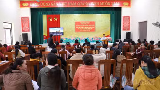 Xã Liên Sơn tổ chức hội nghị tuyên truyền pháp luật nhằm giảm thiểu tảo hôn và hôn nhân cận huyết thống