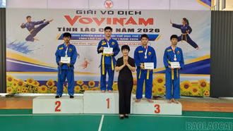 Bế mạc Giải vô địch Vovinam tỉnh Lào Cai năm 2026