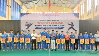 Khai mạc Giải vô địch Vovinam tỉnh Lào Cai năm 2026