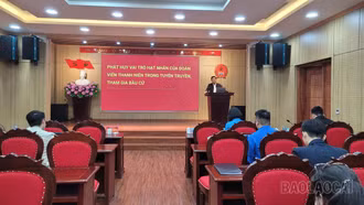 Sinh hoạt chuyên đề “Thanh niên - quyền và trách nhiệm của công dân trong tham gia bầu cử”