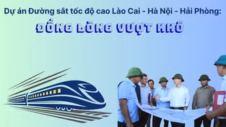 Dự án Đường sắt tốc độ cao Lào Cai - Hà Nội - Hải Phòng: Đồng lòng vượt khó
