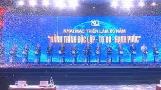 Khai mạc trọng thể Triển lãm thành tựu đất nước "80 năm hành trình Độc lập - Tự do - Hạnh phúc"
