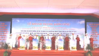 Khởi công dự án bồi thường, tái định cư phục vụ tuyến đường sắt Lào Cai - Hà Nội - Hải Phòng