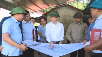 Phó Chủ tịch UBND tỉnh Nguyễn Thành Sinh kiểm tra, đôn đốc tiến độ GPMB Dự án đầu tư xây dựng tuyến đường sắt Lào Cai - Hà Nội - Hải Phòng