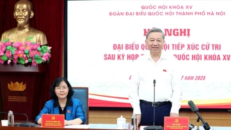 Tổng Bí thư Tô Lâm: Cán bộ phải đặt mình trong niềm phấn khởi chung của nhân dân