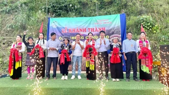 Xã Lao Chải khánh thành cầu Chống Cáng Dào