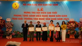 Lào Cai có 2 nghệ nhân dân gian được vinh danh 