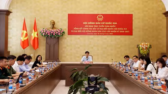 Lào Cai dự Hội nghị toàn quốc tổng kết công tác bầu cử đại biểu Quốc hội khóa XVI và đại biểu HĐND các cấp nhiệm kỳ 2026 - 2031