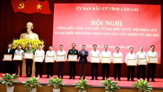 Lào Cai tổng kết công tác bầu cử ĐBQH khóa XVI và đại biểu HĐND các cấp nhiệm kỳ 2026 - 2031