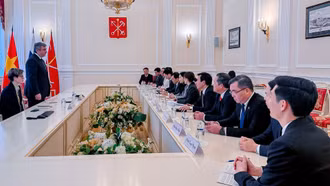 Đoàn công tác tỉnh Lào Cai làm việc với Ủy ban Đối ngoại thành phố Saint Petersburg