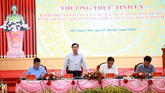 Tập trung xây dựng đội ngũ cán bộ đáp ứng yêu cầu nhiệm vụ trong tình hình mới