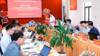 Đoàn giám sát số 07 của Tỉnh ủy Lào Cai làm việc với Đảng ủy xã Phúc Lợi