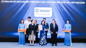 Nasaki Việt Nam được vinh danh “Nhà cung ứng xuất sắc Việt Nam 2025”