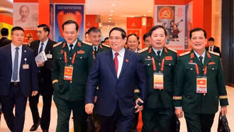 {Ảnh} Ngày làm việc thứ tư Đại hội XIV của Đảng