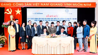 Ký kết cung cấp dịch vụ thu thập thông tin điều tra thống kê kinh tế - xã hội năm 2026