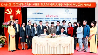 Ký kết cung cấp dịch vụ thu thập thông tin điều tra thống kê kinh tế - xã hội năm 2026