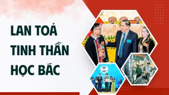 Lan tỏa tinh thần học Bác