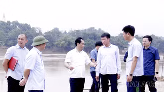 Thường trực Tỉnh ủy chỉ đạo Đảng ủy UBND tỉnh đề xuất phương án giải quyết tình trạng ngập, úng khu vực ven sông Hồng trước ngày 10/10