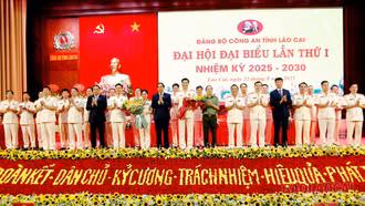 Đại hội đại biểu Đảng bộ Công an tỉnh lần thứ I thành công tốt đẹp