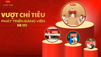 Lào Cai: Vượt chỉ tiêu phát triển đảng viên mới năm 2025