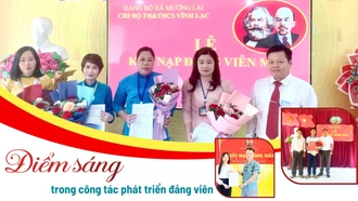 Điểm sáng trong công tác phát triển đảng viên