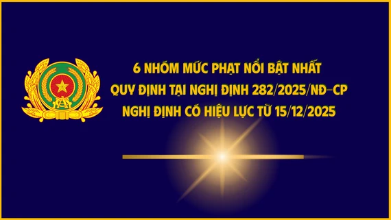 Quy định xử phạt vi phạm hành chính tại Nghị định 282/2025/NĐ-CP