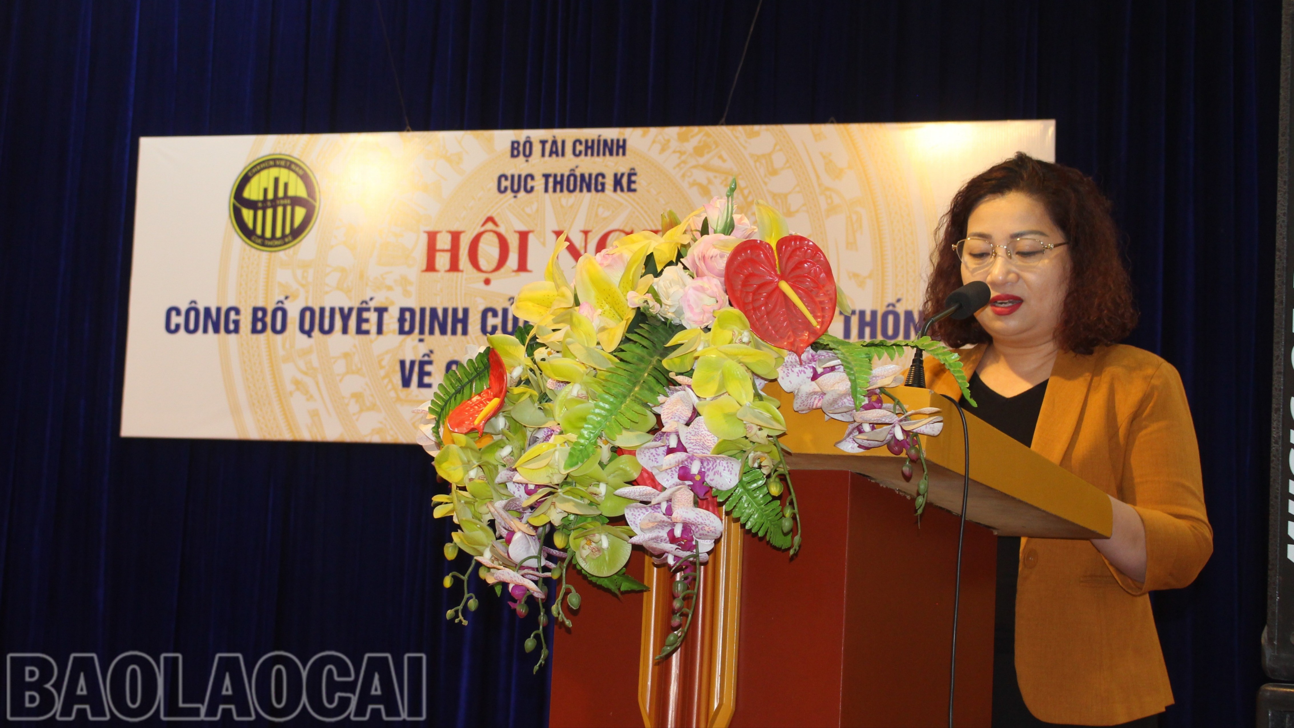 Đồng chí Lê Thị Tường Thu, Phó Cục trưởng Cục Thống kê giao nhiệm vụ cho Thống kê tỉnh Lào Cai. img-1064-7391.jpg