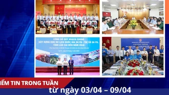 Điểm tin trong tuần từ ngày 3/4 - 9/4