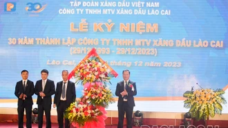 Kỷ niệm 30 năm thành lập Công ty TNHH Một thành viên Xăng dầu Lào Cai