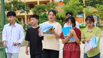 Tổ hợp môn thi tốt nghiệp THPT: Các thí sinh hài lòng với bài thi