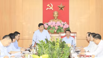 Bộ trưởng Bộ Kế hoạch và Đầu tư Nguyễn Chí Dũng làm việc tại Lào Cai