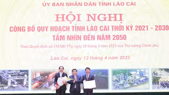 Công bố quy hoạch tỉnh Lào Cai thời kỳ 2021 - 2030, tầm nhìn đến năm 2050