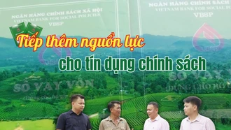 Tiếp thêm nguồn lực cho tín dụng chính sách