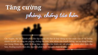 Tăng cường phòng, chống tảo hôn