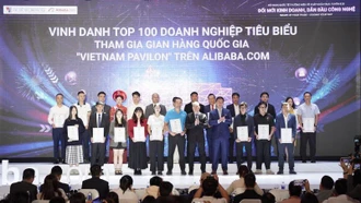 Công bố 100 doanh nghiệp tiêu biểu tham gia Gian hàng quốc gia Việt Nam