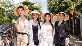 Hoa hậu Thái Lan, Lào, Campuchia, Myanmar đến Việt Nam du lịch