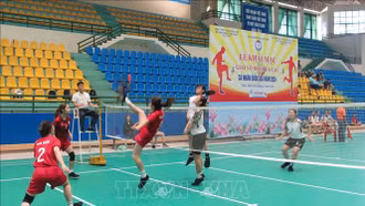 Khai mạc Giải vô địch Đá cầu cá nhân Quốc gia năm 2024