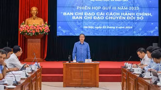 Tiếp tục đẩy mạnh cải cách hành chính và chuyển đổi số trong giáo dục