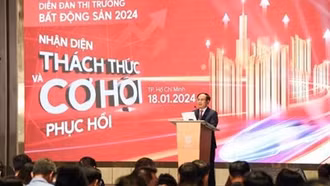 Diễn đàn "Thị trường bất động sản năm 2024": Nhận diện thách thức và cơ hội phục hồi