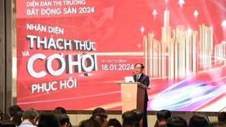 Diễn đàn "Thị trường bất động sản năm 2024": Nhận diện thách thức và cơ hội phục hồi